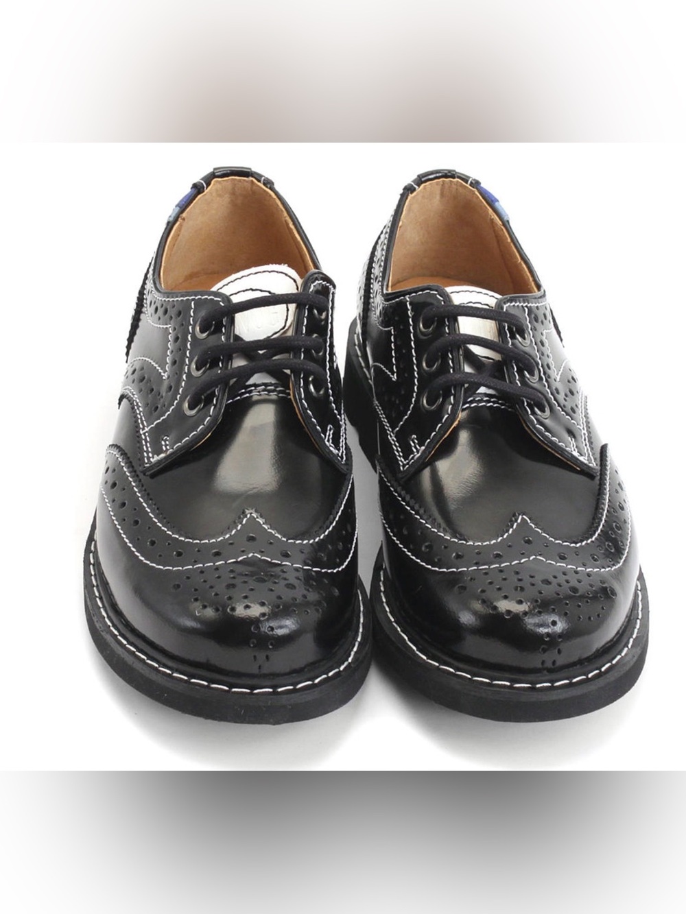John Fluevog 7TH heaven Michael classic  WING TIPPED DERBY shoes size 10